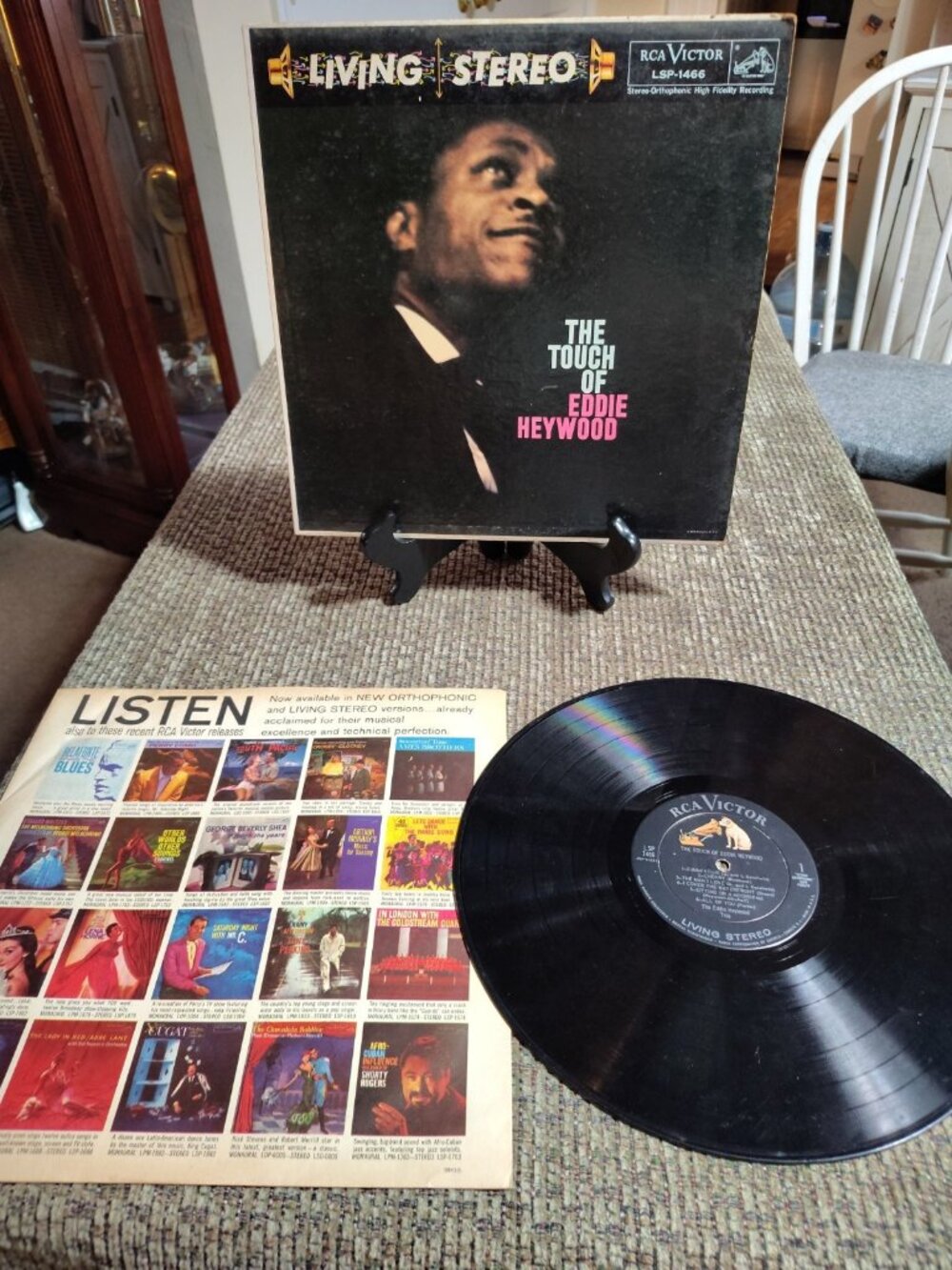 Eddie Heywood The Touch Of RCA LSP-1466 Stereo Vinyl Jazz LP Record